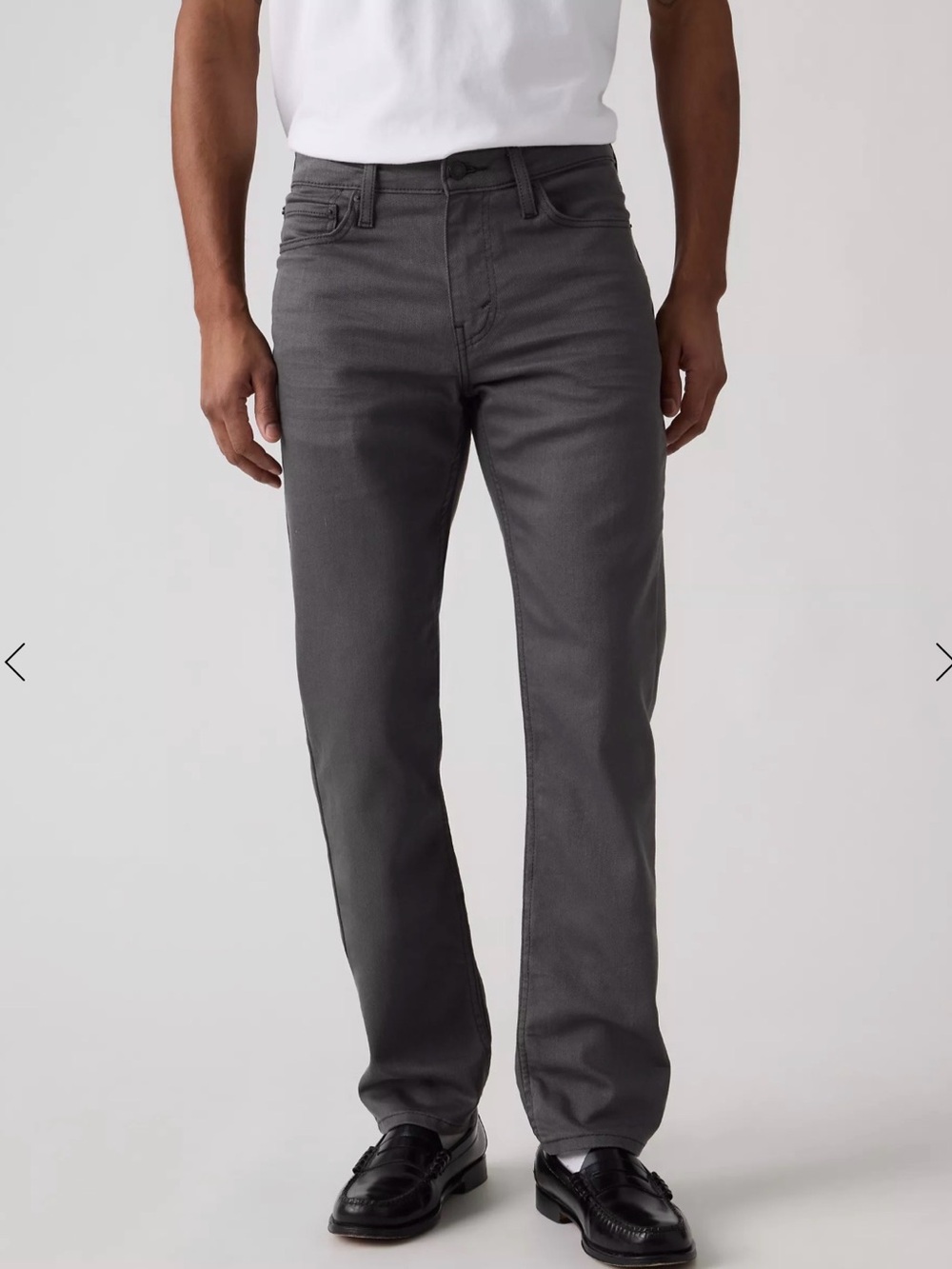 Levi's Men's Straight Jeans in Charcoal